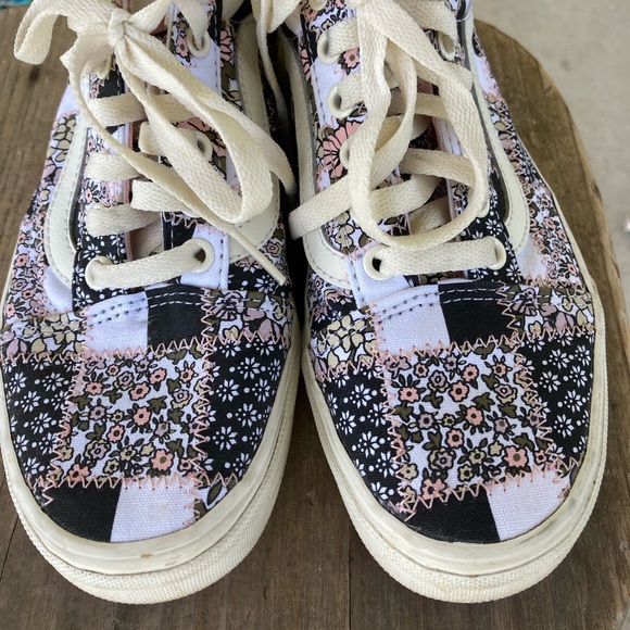 Vans Old Skool Skate floral and checkerboard - Picture 5 of 7